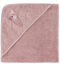 Nørgaard Madsens Babyhåndklæde - 100x100 cm - Pale Mauve m. Tuli