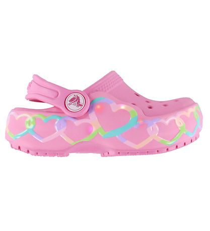 Crocs Sandaler m. Lys - Clog K - Pink Lemonade