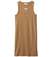 Calvin Klein Kjole - Rib - Tigers Eye Brown