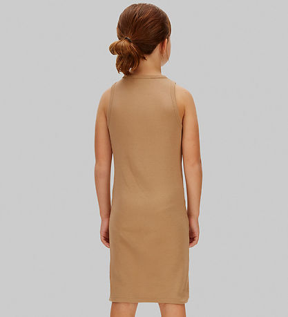 Calvin Klein Kjole - Rib - Tigers Eye Brown
