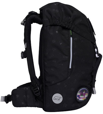 Beckmann Skoletaske - Classic - Maxi - Pixel/ Sort