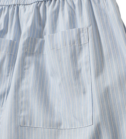 Sofie Schnoor Shorts - NejahSY - Light Blue Striped