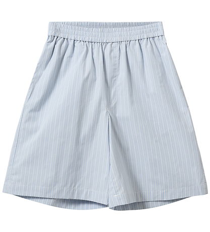 Sofie Schnoor Shorts - NejahSY - Light Blue Striped