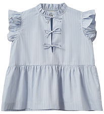 Sofie Schnoor T-shirt - JulietteSY - Light Blue Striped