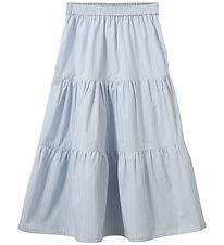 Sofie Schnoor Nederdel - ViviSY - Light Blue Striped