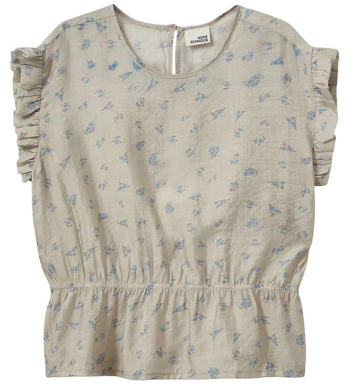 Sofie Schnoor Top - Viskose - SmillaSY - Blue AOP