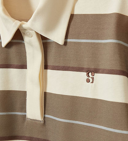 Sofie Schnoor Polo - PilSY - Off White Striped