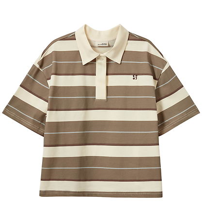 Sofie Schnoor Polo - PilSY - Off White Striped