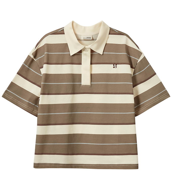 Sofie Schnoor Polo - PilSY - Off White Striped