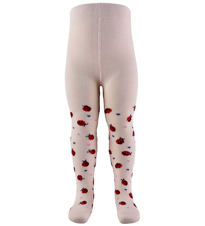 Konges Sløjd Strømpebukser - Jacquard - 2-pak - Ladybug