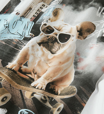 Name It T-shirt - NkmVoto - Chateau Gray/SK8