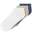 Name It Strømper - 3-pak - NkmValde - Chateau Gray/Vintage Indig