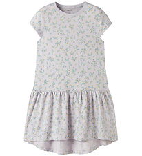 Name It Kjole - NkfVigga - Lavender Fog/Little Flower