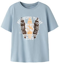 Name It T-Shirt - NkmVigolo - Blue Fog/Surfing Team