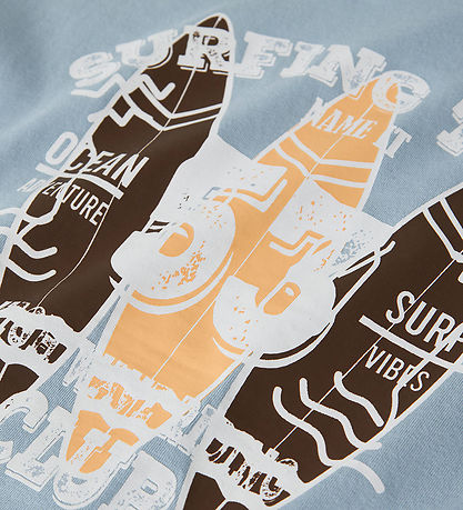 Name It T-shrt - NkmVigolo - Blue Fog/Surfing Team