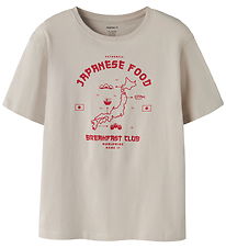 Name It T-shirt - NkmVilogo - Chateau Gray/Japanese