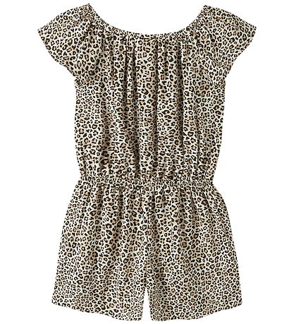 Name it Buksedragt - NmfVinaya - Turtledove/Leopard