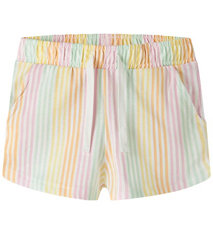 Name it Shorts - NmfVigga - Bright White/Cool Stripe