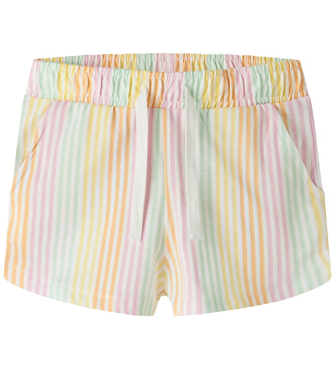 Name It Vigga - Børne Shorts - Hvid/Stribet - 98