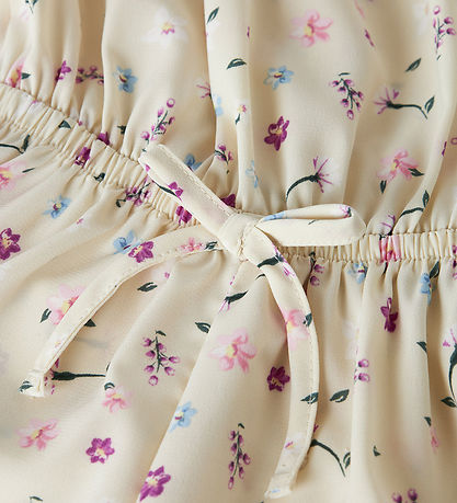 Name it Buksedragt - NmfVinaya - Almond Milk/Cute Flowers