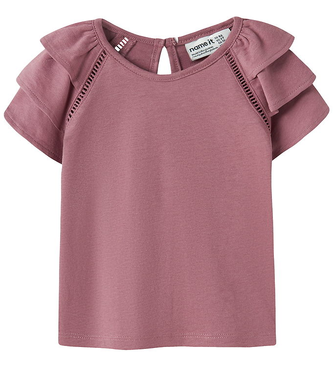 Name It NmfHuda - Børne T-shirt - Lilla - 98