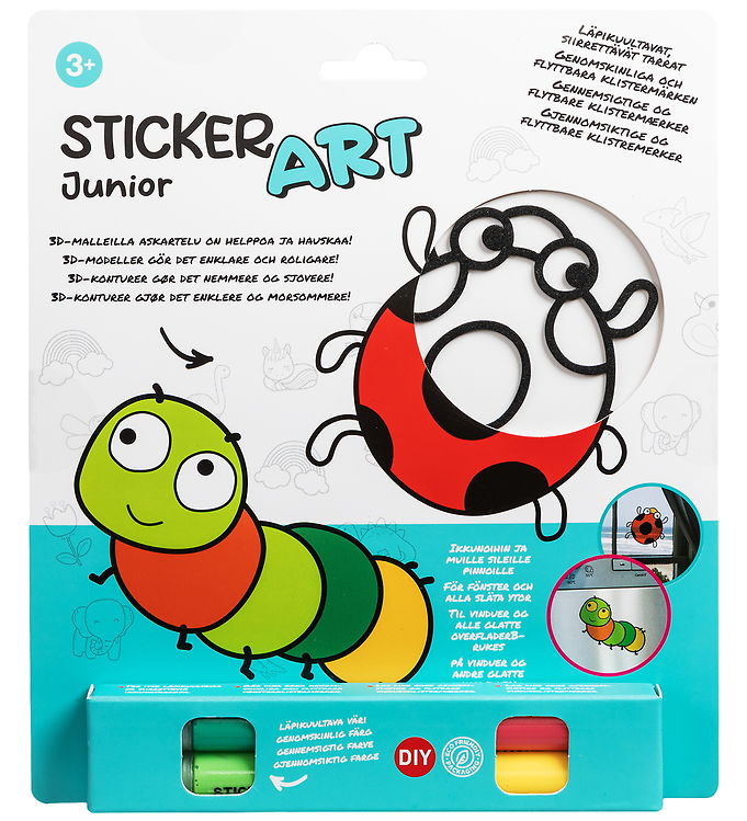Sticker Art Kreasæt - Bugs