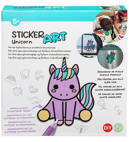 Sticker Art Tusser - Unicorn