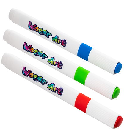 Water Art Tusser - 3 stk - Magical Water Markers & Spoon