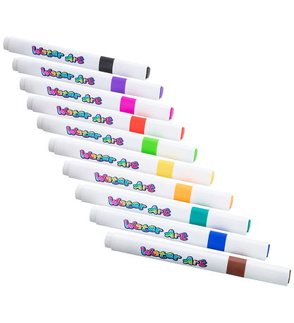 Water Art Tusser - 10 stk + Klistermærke Sæt