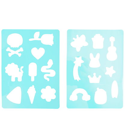 Water Art Tusser - 10 stk + Klistermærke Sæt