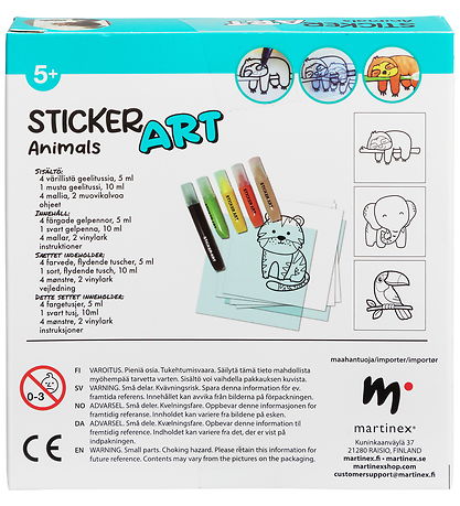 Sticker Art Tusser - Animals