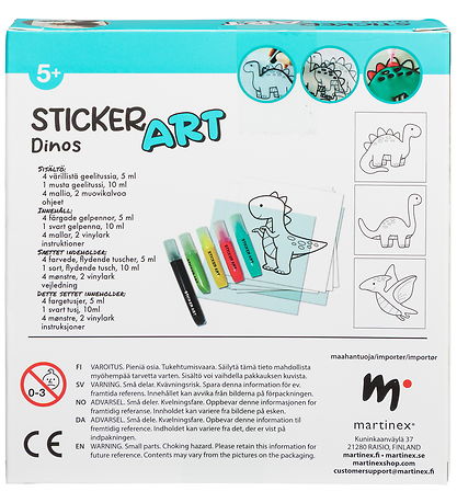 Sticker Art Tusser - Dinos