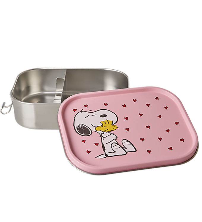 Rice Madkasse - Rustfrit Stål - Stor - m. 2 Rum - Divider and Pi