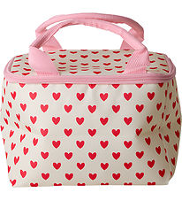 Rice Bag - Little - Red Hearts/Cream