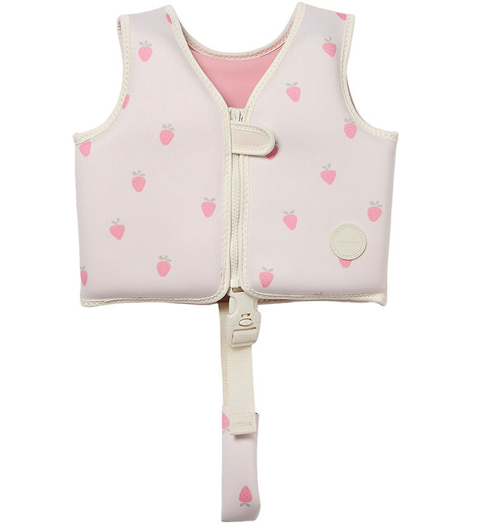 SunnyLife Svømmevest - 2-3 År - Strawberry Sunshine