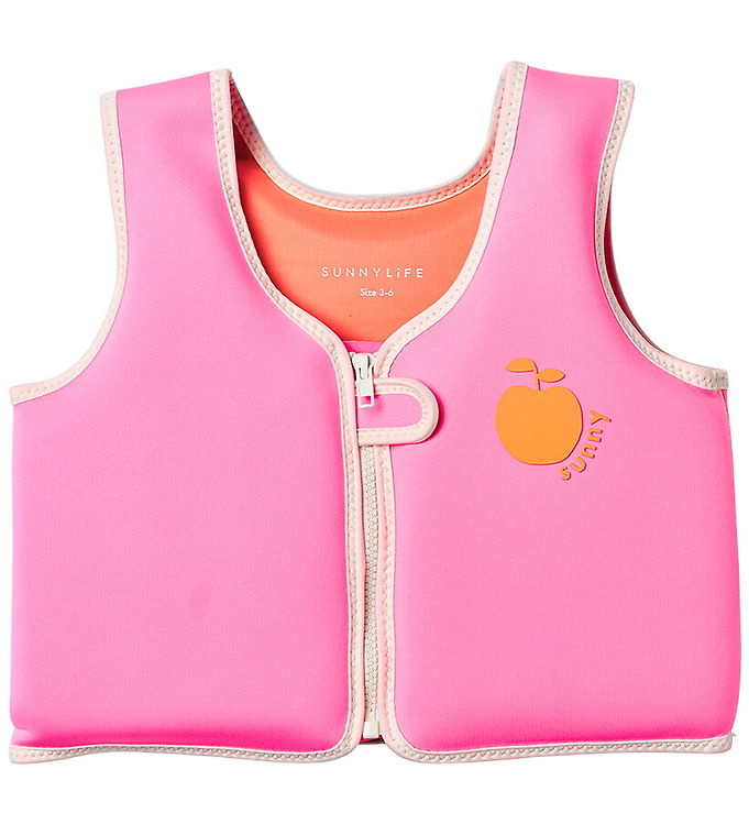 SunnyLife Svømmevest - 3-6 År - Poppy The Peach