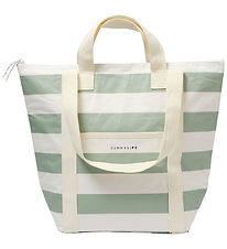 SunnyLife Cooler Bag - Let Palma Sage Stripe