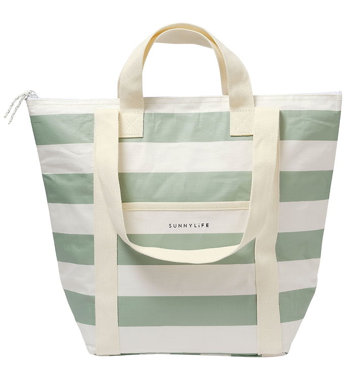 SunnyLife Køletaske - 23 L - La Palma Sage Stripe