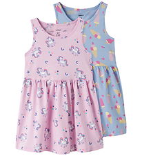 Name It Kjole - 2-pak - NmfVineo - Pirouette/Serenity