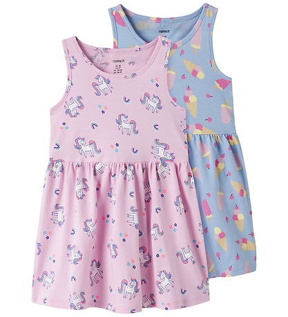 Name It Kjole - 2-pak - NmfVineo - Pirouette/Serenity