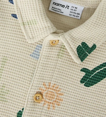 Name It Skjorte - Vaflet - NmmFalcan - Peyote