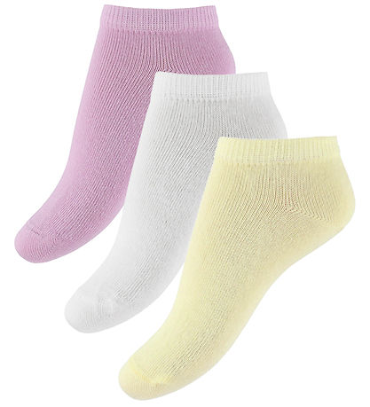 Name It Ankelstrømper - 3-pak - NmfVilma - Bright White/Pirouett