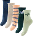 Name It Socks - 5-Pack - NmmWagon - Chateau Gray