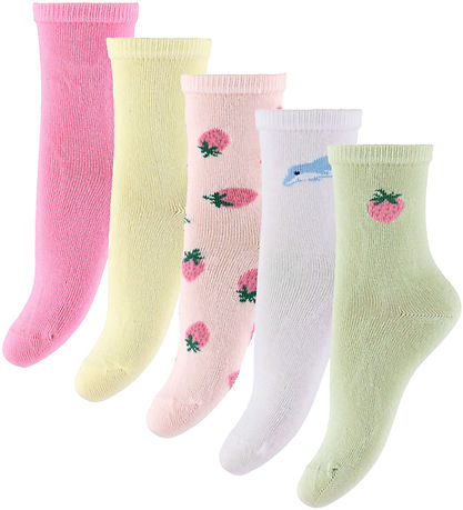 Name It Strømper - 5-pak - NmfVinni - Pink Drink