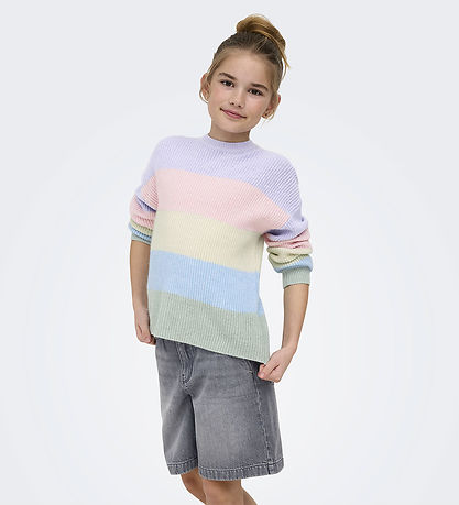 Kids Only Shorts - Wide - KogComet - Medium Grey Denim