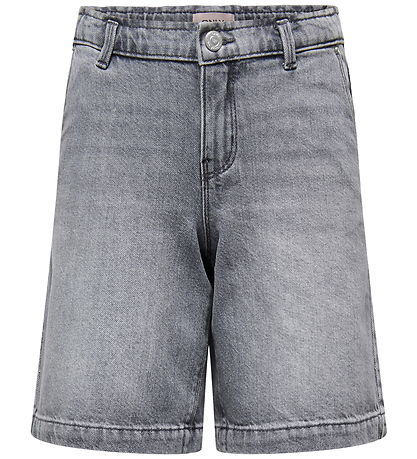 Kids Only Shorts - Wide - KogComet - Medium Grey Denim