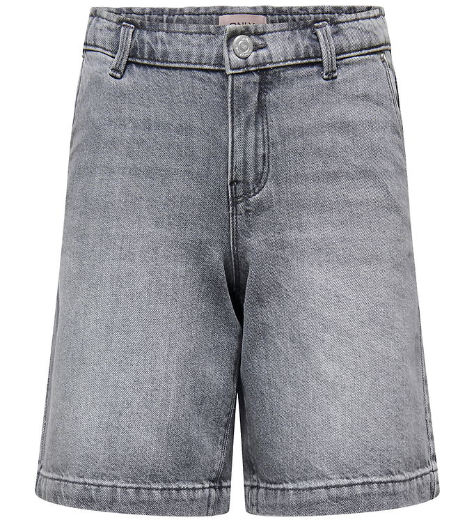Kids Only Shorts - Wide - KogComet - Medium Grey Denim
