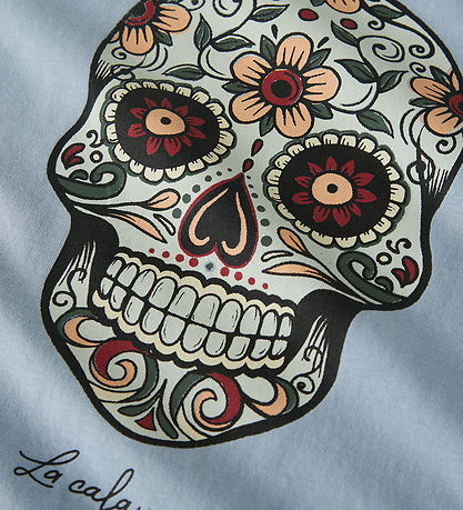 Name It T-shirt - NkmHips - Blue Fog