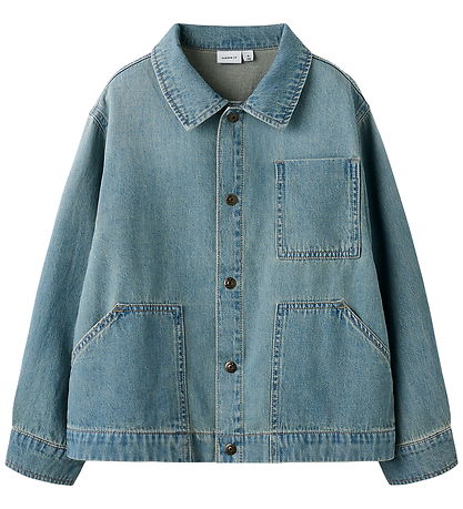 Name It Denimskjorte - NkmTom - Vintage Medium Blue Denim
