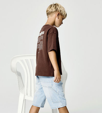 Name It T-shirt - NkmHolle - Chestnut